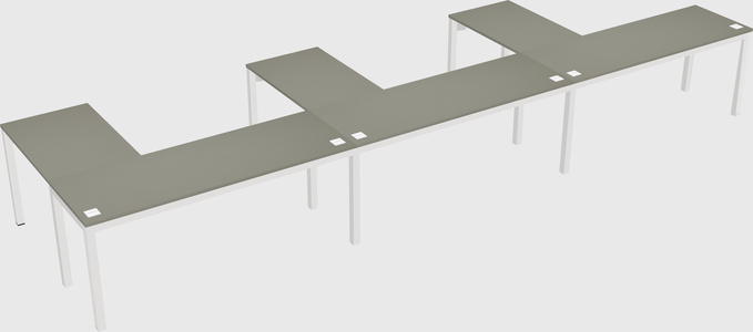 L-shaped desk
