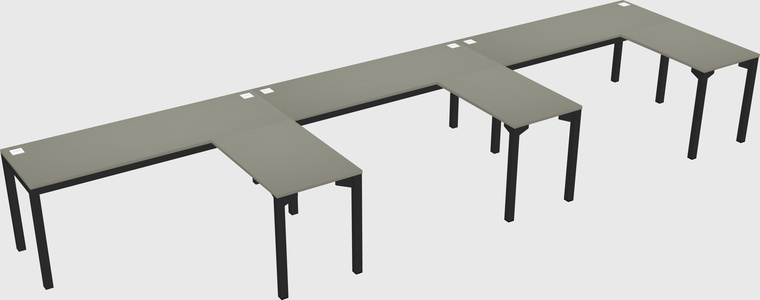 L-shaped desk