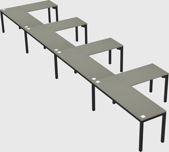 L-shaped desk