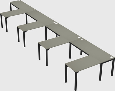 L-shaped desk