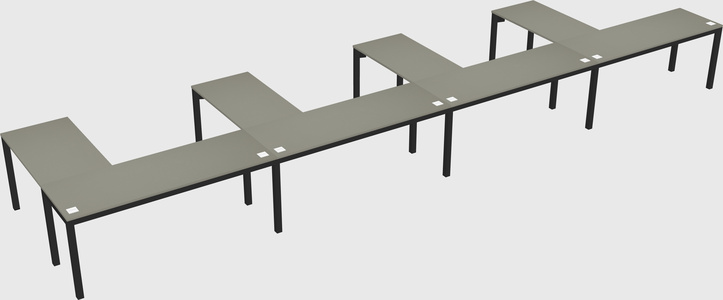 L-shaped desk