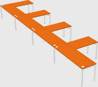 L-shaped desk
