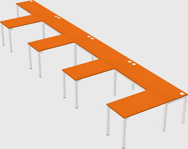 L-shaped desk