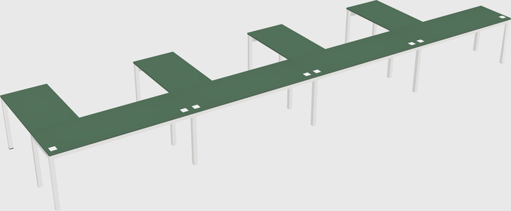 L-shaped desk