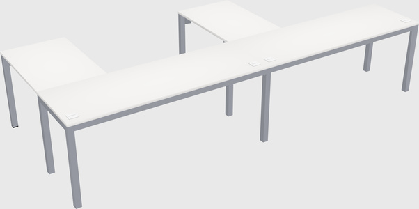 L-shaped desk