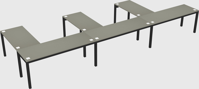 L-shaped desk
