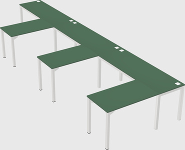 L-shaped desk
