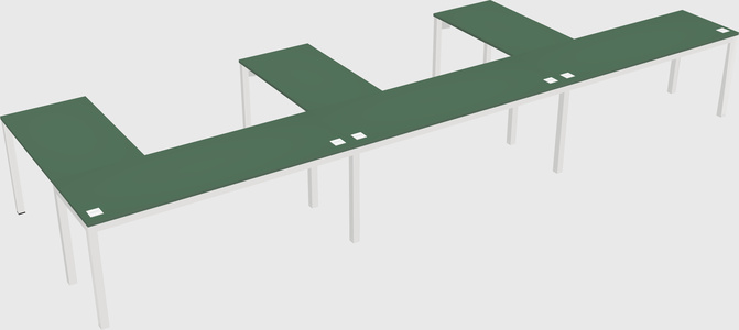L-shaped desk