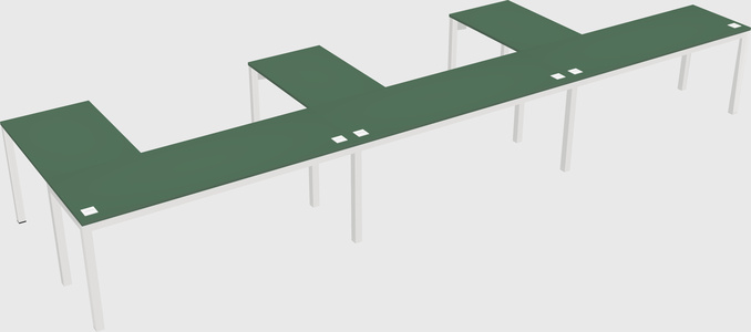 L-shaped desk