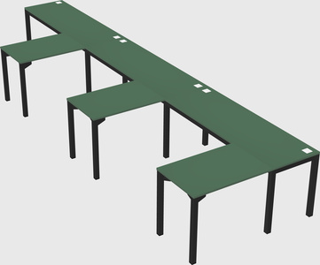 L-shaped desk