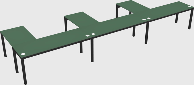 L-shaped desk