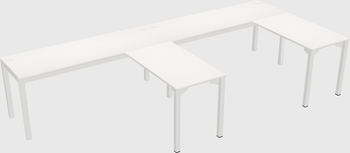 L-shaped desk