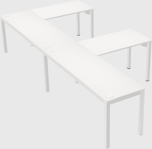 L-shaped desk