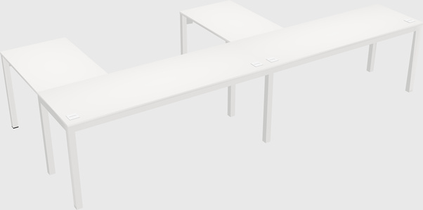 L-shaped desk