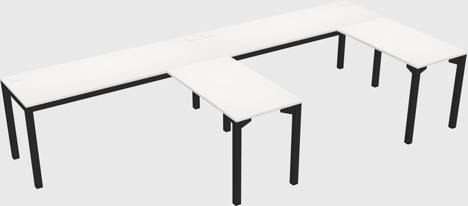 L-shaped desk