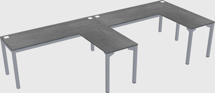 L-shaped desk