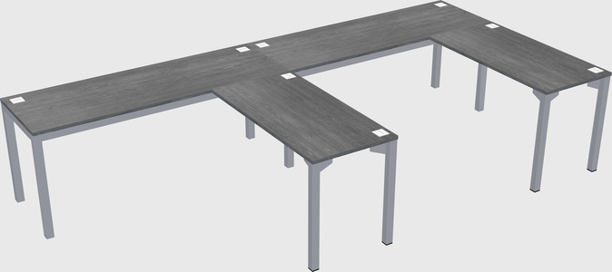 L-shaped desk