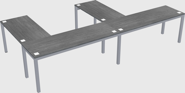 L-shaped desk