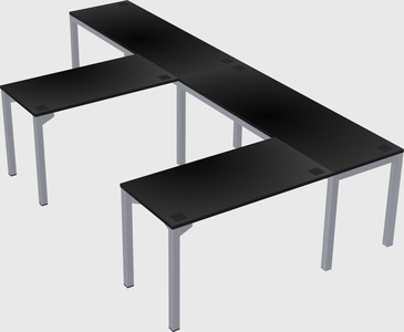 L-shaped desk