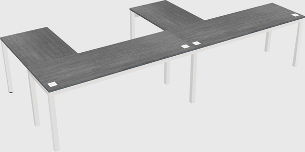 L-shaped desk