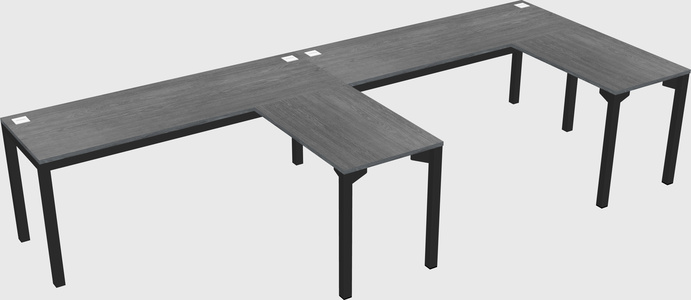 L-shaped desk