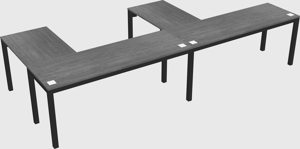 L-shaped desk