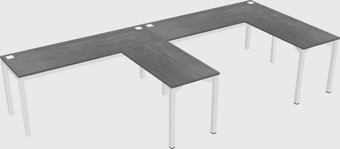 L-shaped desk