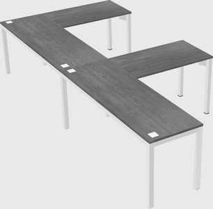 L-shaped desk