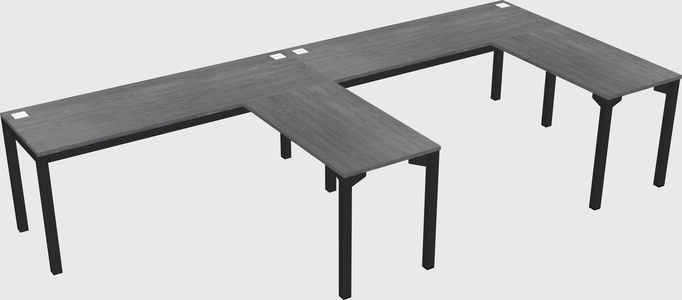 L-shaped desk