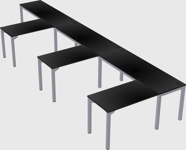 L-shaped desk