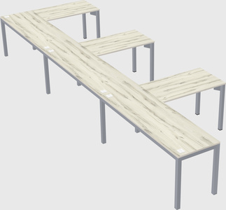 L-shaped desk