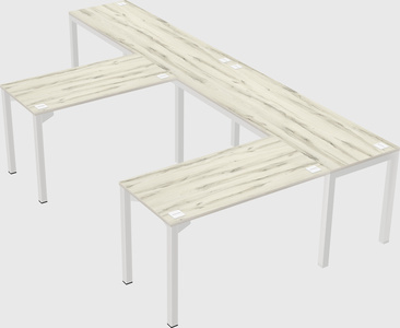 L-shaped desk
