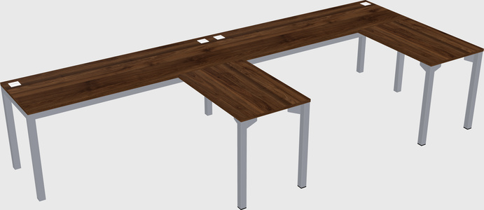 L-shaped desk