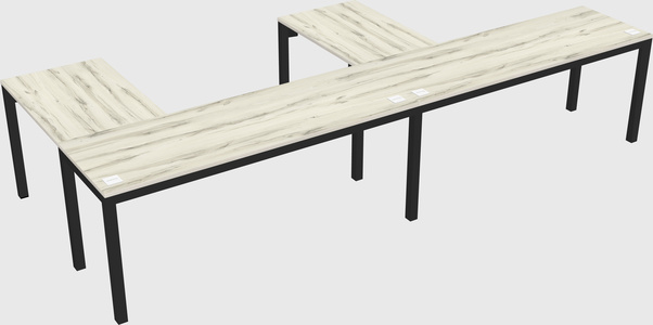 L-shaped desk