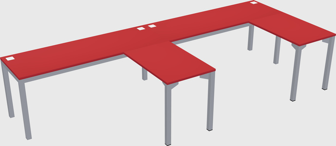 L-shaped desk