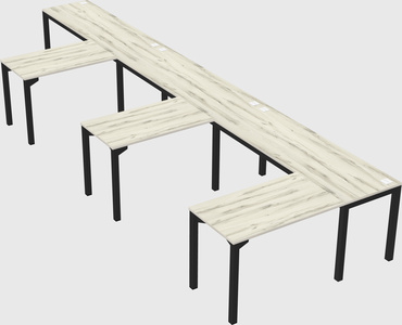 L-shaped desk
