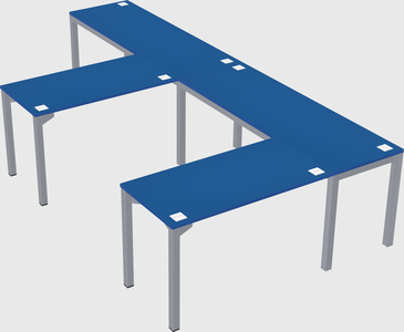 L-shaped desk