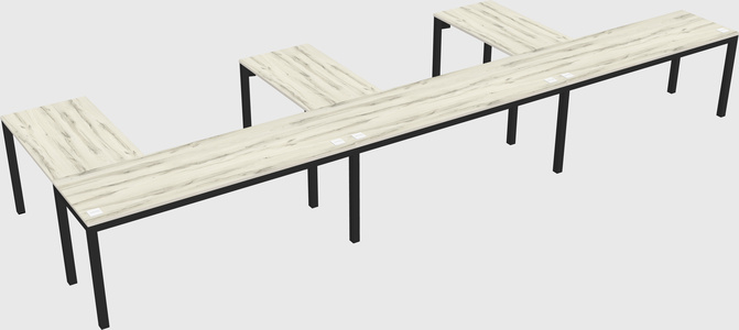 L-shaped desk