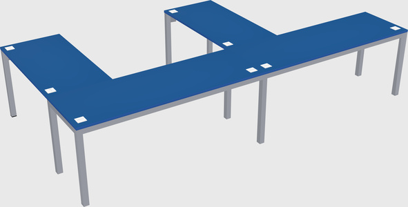 L-shaped desk