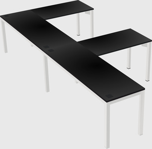 L-shaped desk