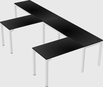 L-shaped desk