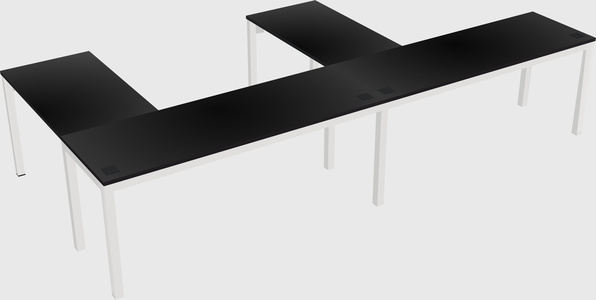 L-shaped desk