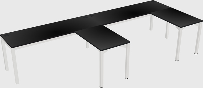 L-shaped desk