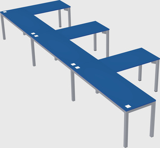 L-shaped desk