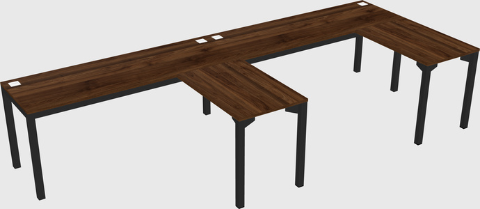 L-shaped desk