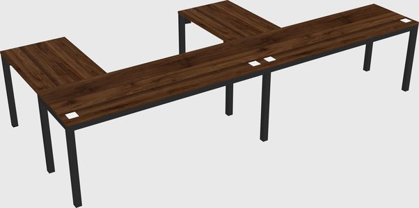 L-shaped desk