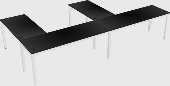 L-shaped desk