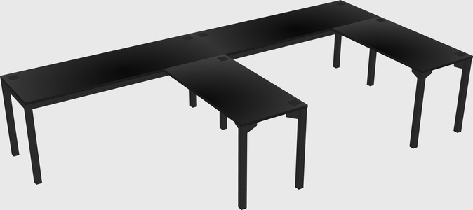 L-shaped desk