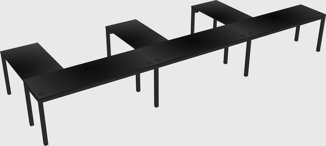 L-shaped desk