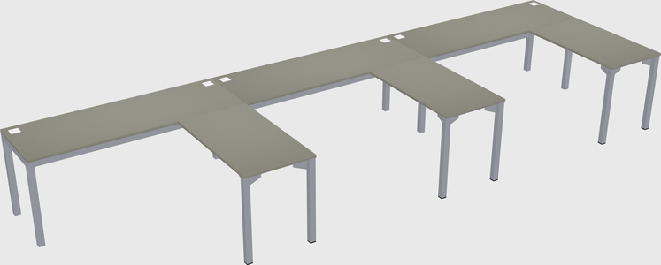 L-shaped desk